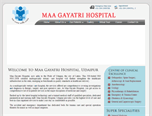 Tablet Screenshot of maagayatrihospital.com